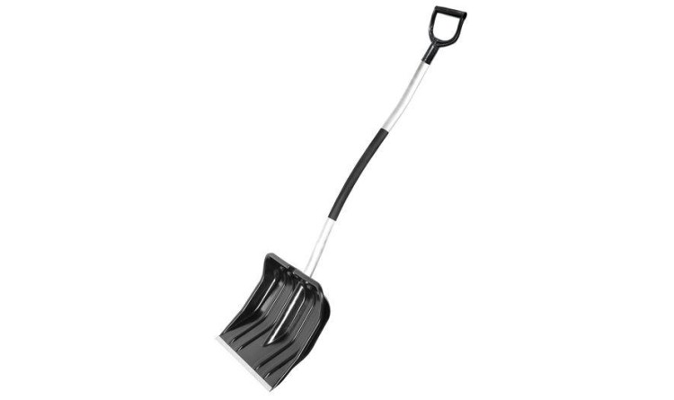 Hrablo na sníh hliníkové černé 47cm 140cm