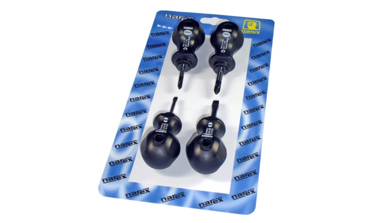 NAREX 861100 Sada šroubováků 4dílná PZ/PL MINI PROFI