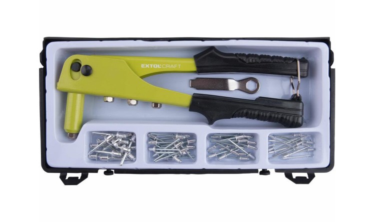 Extol 7532 Kleště nýtovací + sada nýtů 60 ks
