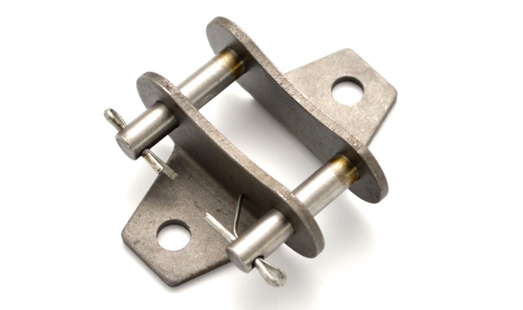 Spojka řetězu s ouškem