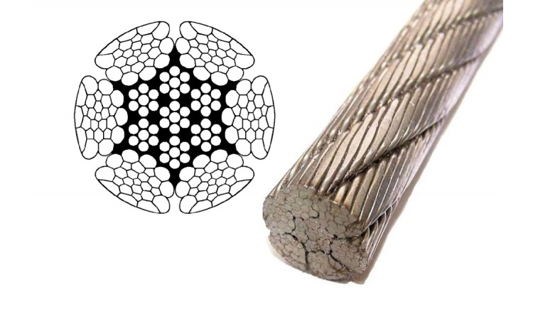 INTERFORST 38011WSS-050 Lano válcované 11mm,50m DD 156 dr.