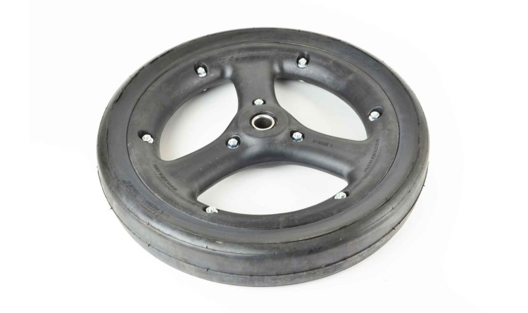 Kolo přítlačné #380x65 Terrasem plast 3-ramenný