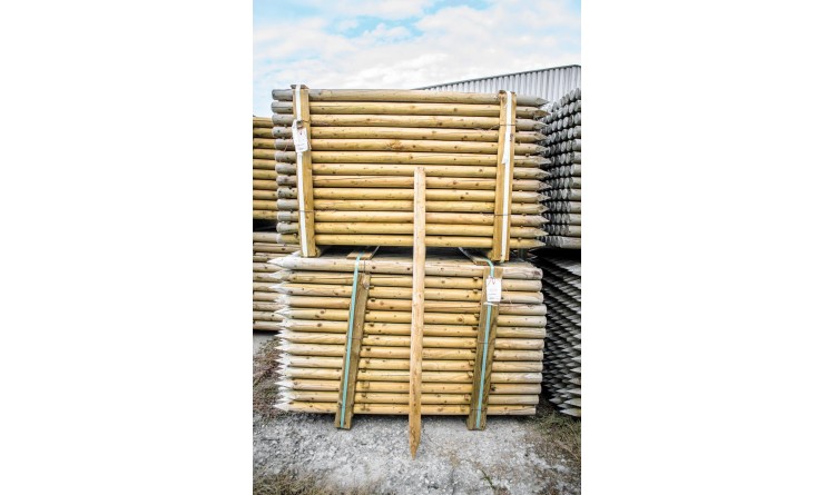 Kůl ohradníkový dřevěný 100x2000 (mm) impregnovaný