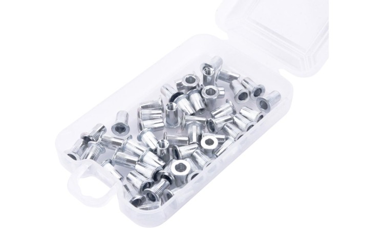 FORTUM 4770684 Matice nýtovací ocelové, sada 50ks, M4x10mm