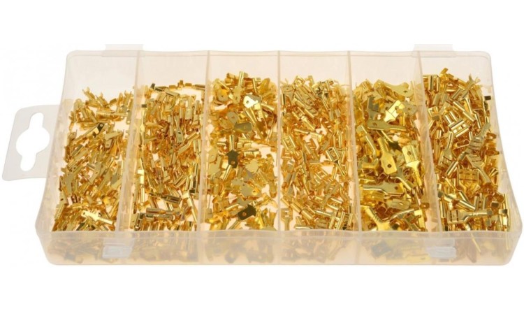 GEKO G02829 Elektrické konektory pro automobily, různé druhy, sada 600 kusů