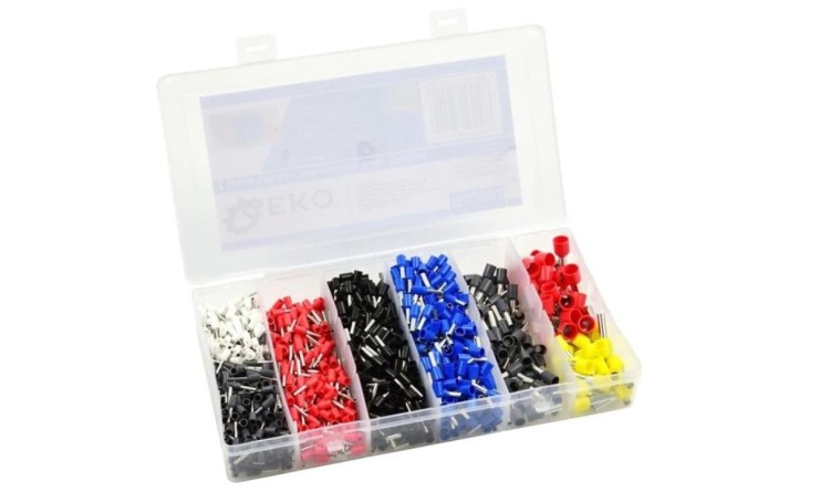 GEKO G03603 Kabelové lisovací dutinky 1200 ks