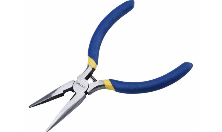 EXTOL 42303 Kleště půlkulaté přímé, 130mm, s pérkem
