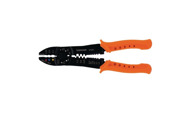 Berner 201222 Kleště univ. na konektory