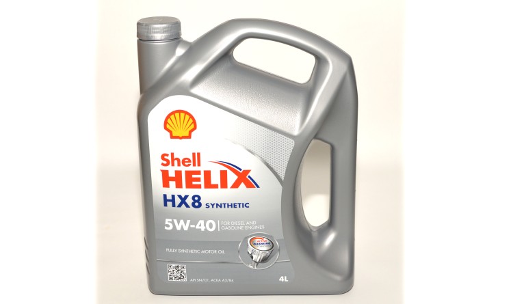 Olej SHELL Helix HX8  5W-40 4L