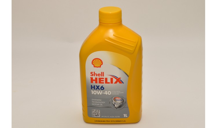 Olej SHELL Helix HX6  10W-40 1L