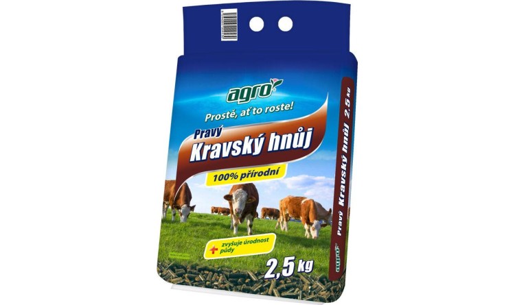 AGRO 000778 Kravský hnůj 2,5 kg