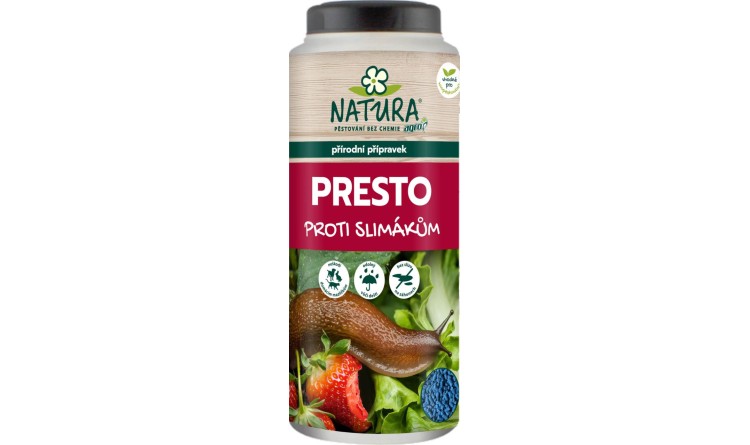 NATURA PRESTO Přírodní přípravek na slimáky a plzáky 500g