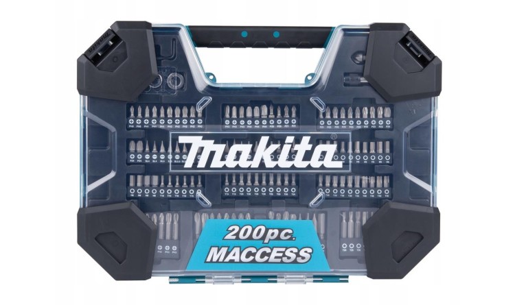 MAKITA E-22610 Sada bitů a vrtáků 200ks