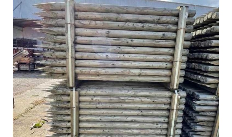 Kůl ohradníkový dřevěný 80x1500 (mm) impregnovaný