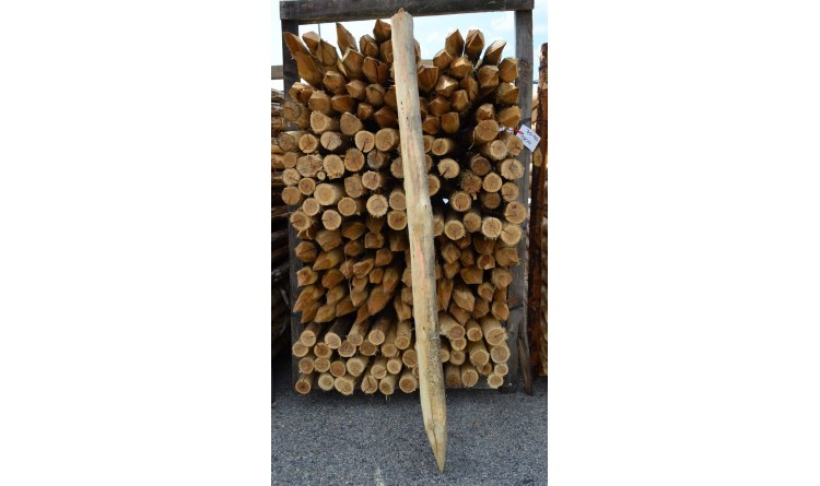 Kůl ohradníkový akátový 70-90x1800 mm