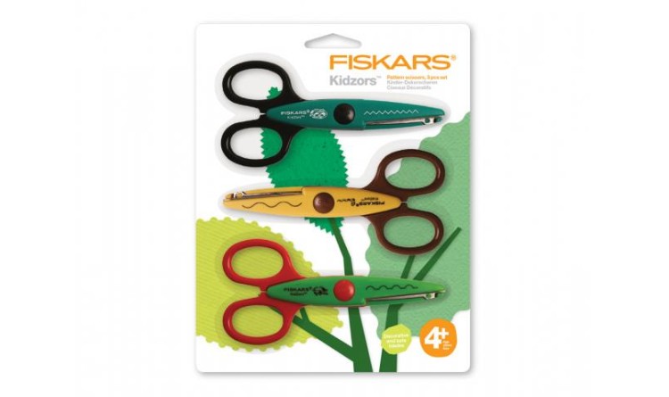 Fiskars 1003845 Dětské nůžky Kidzors Mokřadová zvířátka 3 ks