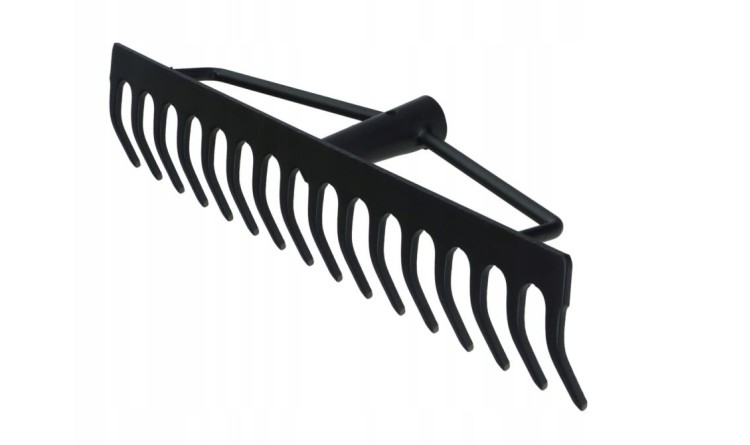 Hrábě bez násady 16z šířka 42cm kov