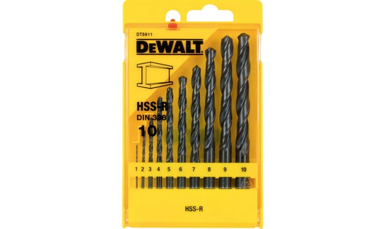 DEWALT DT5911 Sada vrtáků do kovu 1-10mm