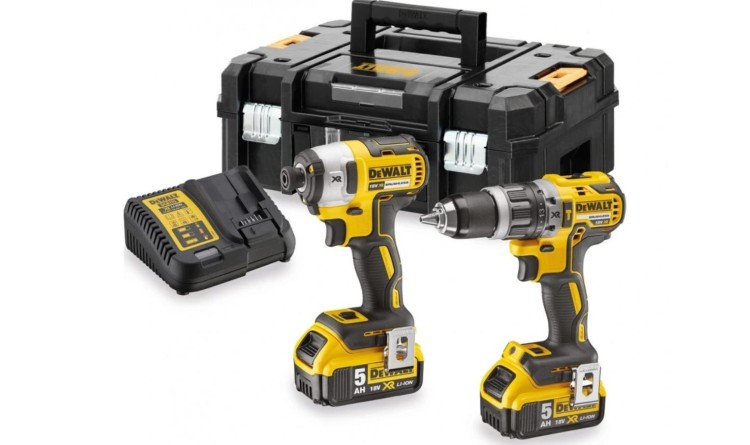 DEWALT DCK266P2T Aku sada DCD796 + DCF887 v kufru