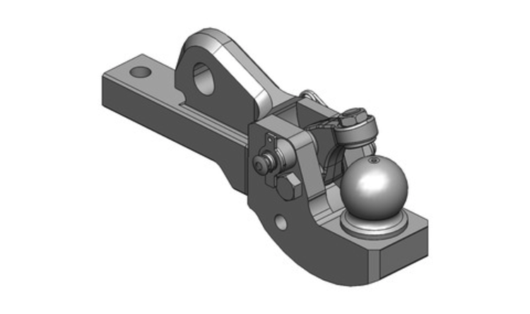 Závěs K80 - vložka pro agrohák JD Sauermann, Dromone