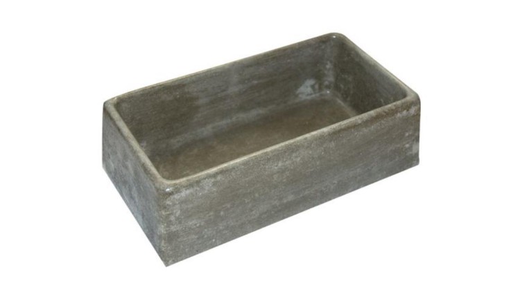 BEMI Miska pro králíky obdélníková 900ml, 245x135x75mm