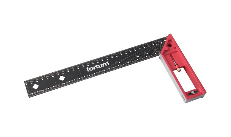 FORTUM 4784101 Úhelník truhlářský multifunkční, 300mm, celokovový