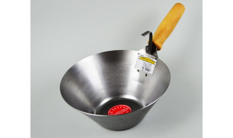 Naběračka OCEL 21cm/dř.rukojeť