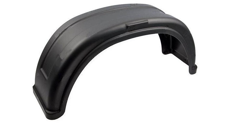 Blatník plastový R13" š. 200 mm černý