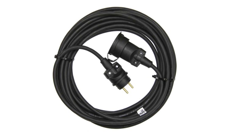 Kabel prodlužovací gumový spojka 3x1,5mm 30m