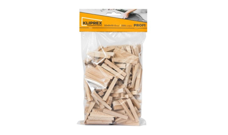 Klínky dřevěné BK 250ks/55x8x10-0