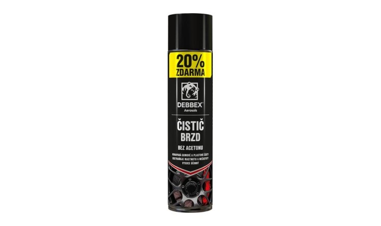 DEN BRAVEN TA10114 Čistič brzd bez acetonu 500ml +20% ZDARMA
