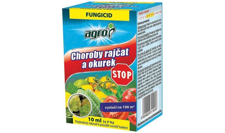 Choroby rajčat a okurek STOP 10ml Ortiva