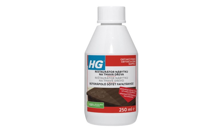 HG 410 Restaurátor nábytku pro tmavé druhy dřeva 250 ml