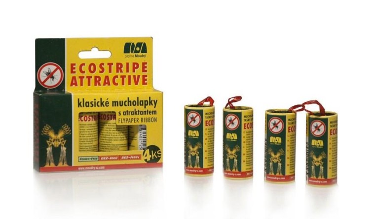 ECOSTRIPE Mucholapka 4 ks