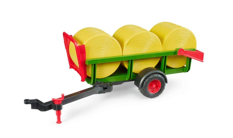 Přepravník na balíky + 3ks balíků Bruder 02204