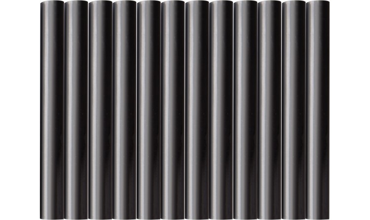 Tyčinky tavné, černá barva, pr.11x100mm, 12ks