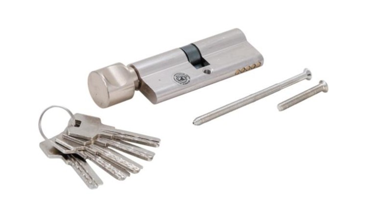 KRAFTMANN BGS1085280 Bezpečnostní cylindrický zámek s knoflíkem 80mm