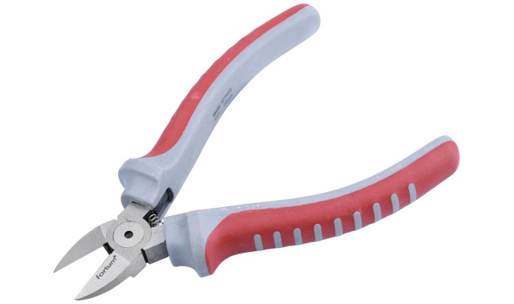 Fortum 4770403 Kleště štípací boční pro elektroniku, 150mm, 61CrV5