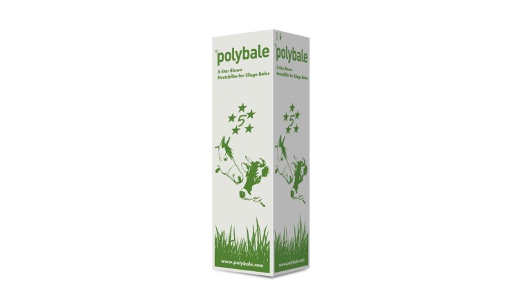 Folie POLYBALE 75cmx1500mx0,25mm (OLIVE)  tmavě zelená
