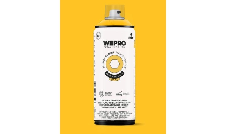 WEPRO WE-EX014WP1021 Sprej barva žlutá RAL1021 400ml