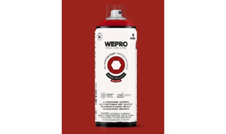 WEPRO WE-EX014WP3000 Sprej barva červená RAL3000 400ml