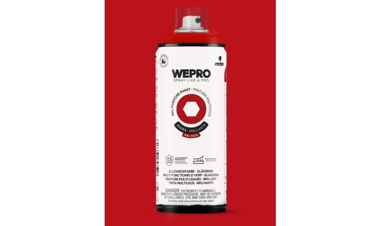 WEPRO WE-EX014WP3020 Sprej barva červená RAL3020 400ml