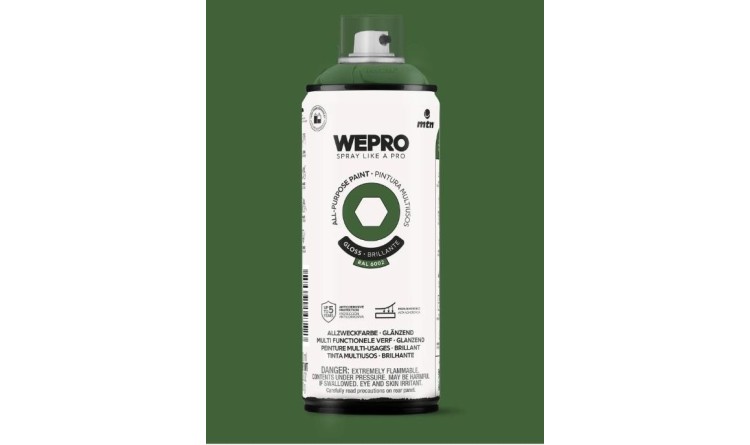 WEPRO WE-EX014WP6002 Sprej barva zelená RAL6002 400ml