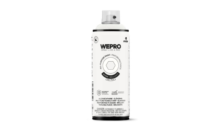 WEPRO WE-EX014WP9010 Sprej barva bílá RAL9010 400ml