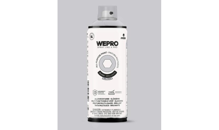 WEPRO WE-EX014WP7035 Sprej barva šedá RAL7035 400ml