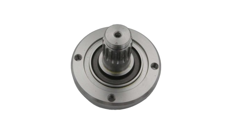 Pöttinger 385.60.261.1 Hřídel s nábojem pro disk - 2 drážky 35mm LK100 WI