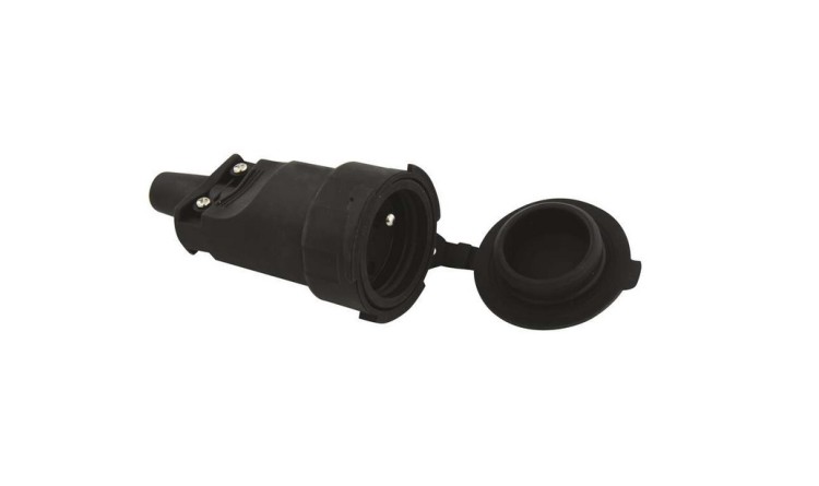 Zásuvka gumová 250 V 16 A IP65