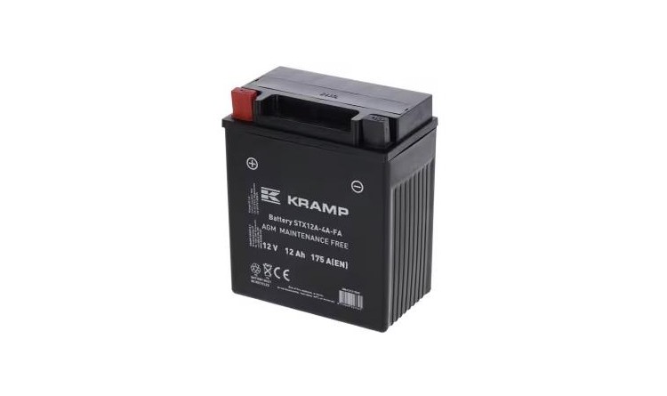 SBA1212175KR Baterie 12V 12Ah 175A Kramp