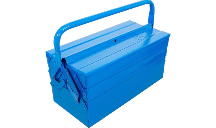 BGS Technik BGS1033000 Kovová skříňka na nářadí, 420 × 200 × 200 mm, 5 přihrádek