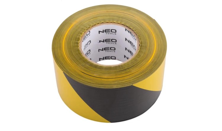 NEO tools 56-079 Páska výstražná 75mm x 500m žluto-černá